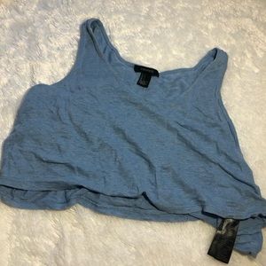 Baby blue crop top:)